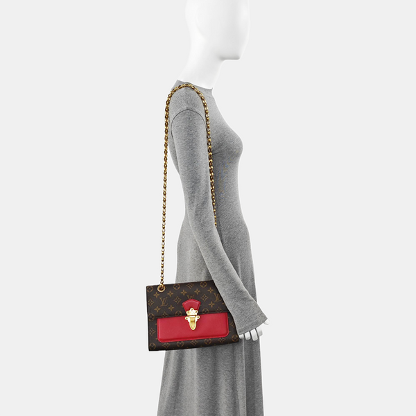 VICTOIRE Monogram Coated Canvas Brown