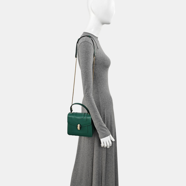 SERPENTI FOREVER Calfskin Green
