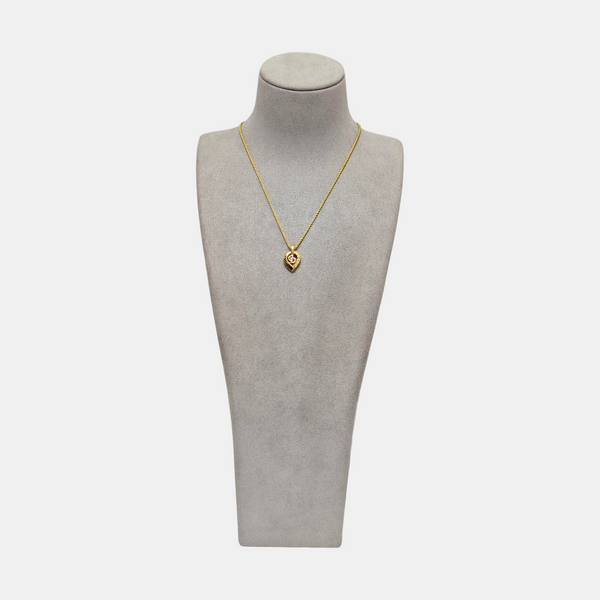 Petit CD Metal Gold Necklace