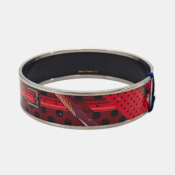 Email Metal Red Bangle