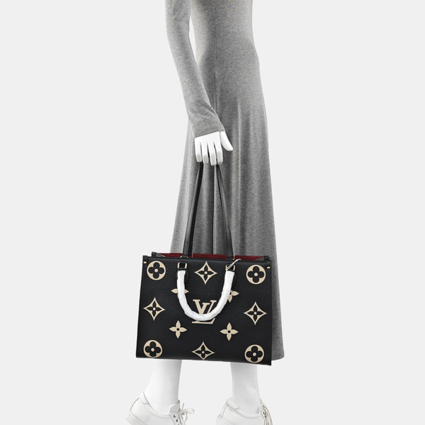 ONTHEGO MM Monogram Calfskin Black