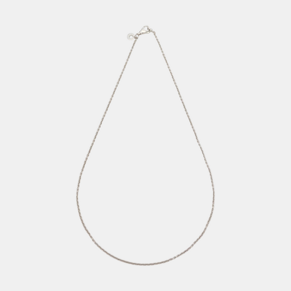 Conjunto de joyas Tondo Sun Sole Charm de plata y oro blanco de 18k