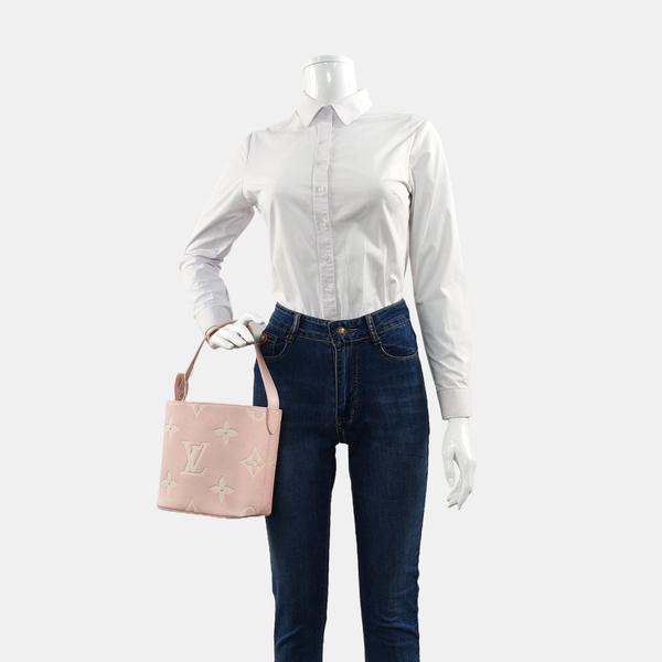 ALL IN BB Monogram Calfskin Pink