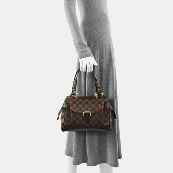 KNIGHTSBRIDGE Damier Ebene Coated Canvas Brown