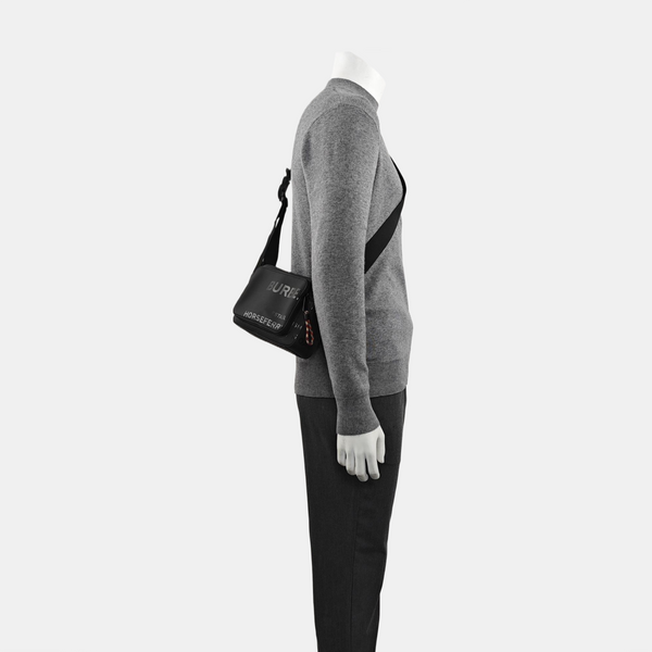 Fabric Shoulder Bag Black