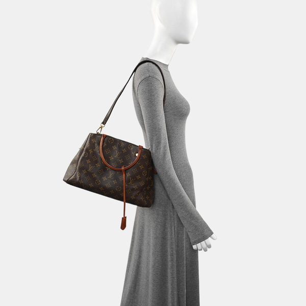 MONTAIGNE Monogram Coated Canvas Brown