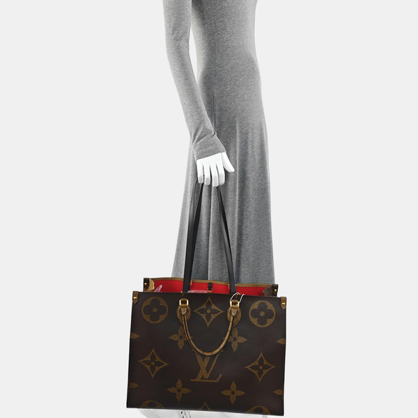 ONTHEGO GM Monogram Coated Canvas Brown