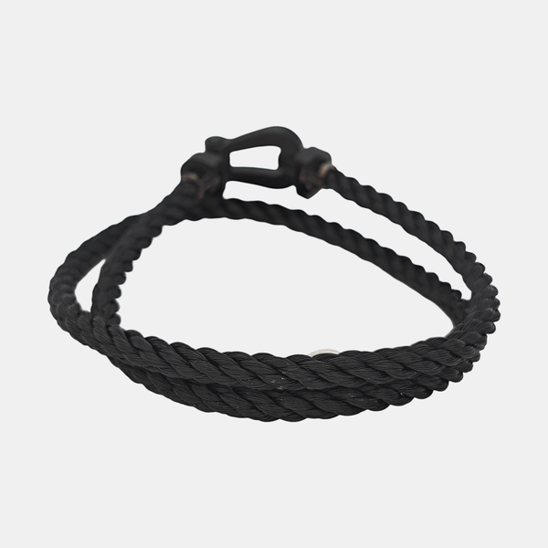 Force 10 Fabric Black Bracelet