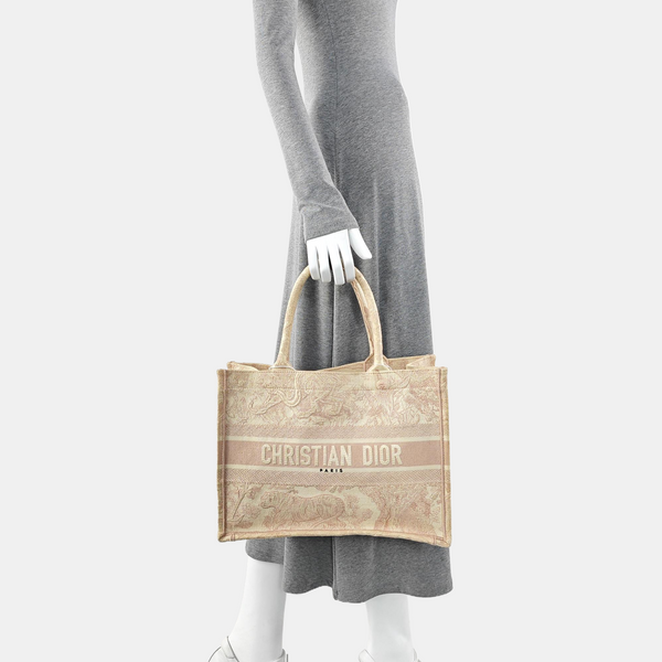 Book Tote Medium Canvas Pink
