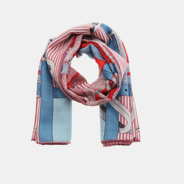 Multicolor Cashmere Blend Scarf