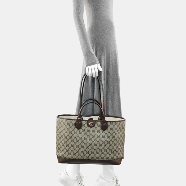 Monogram Coated Canvas Top Handle Bag Beige