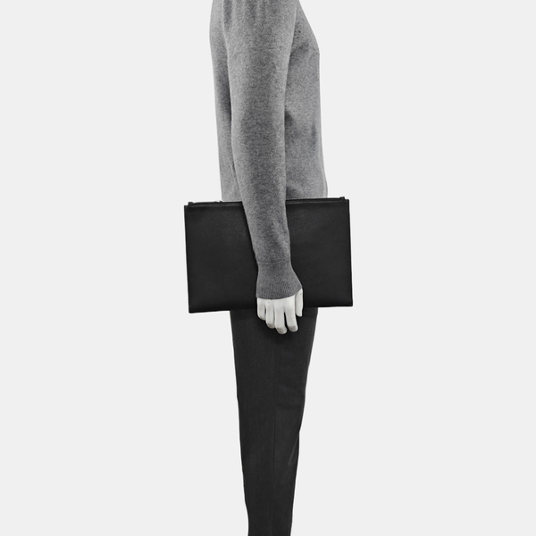 Clutch Saffiano Calfskin Black