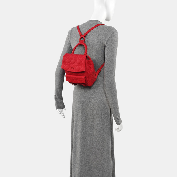 Stardust Cannage Calfskin Red