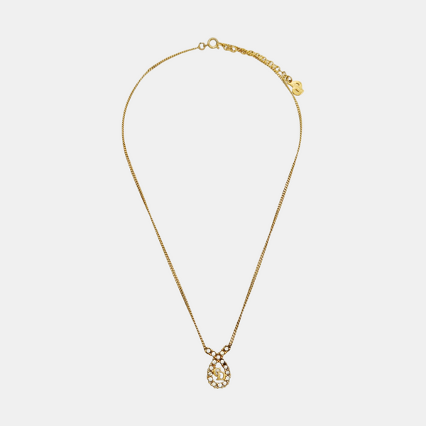 Petit CD Metal Gold Necklace
