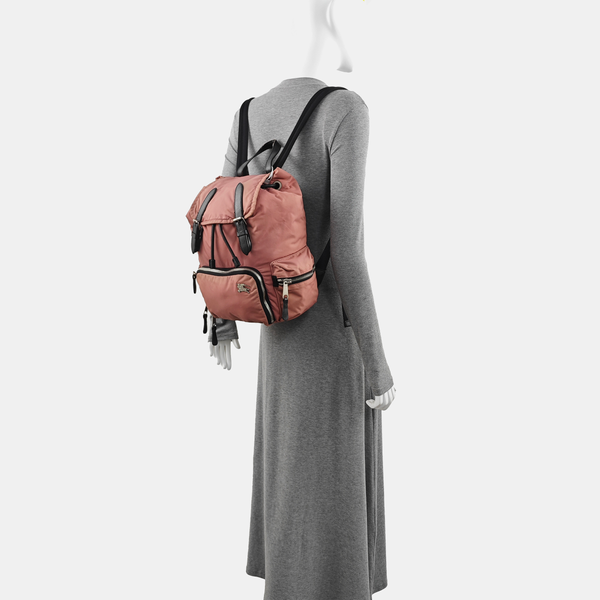 The Rucksack Medium Nylon Beige