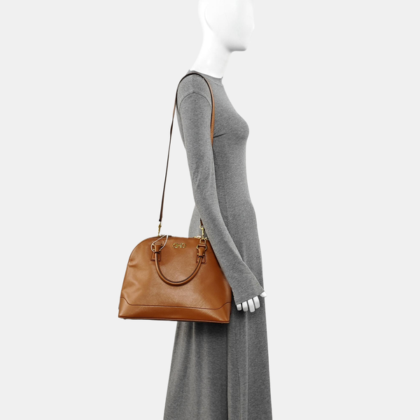 Darina Calfskin Brown