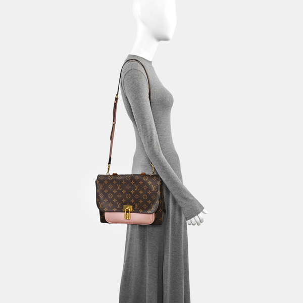 MARIGNAN Monogram Coated Canvas Brown