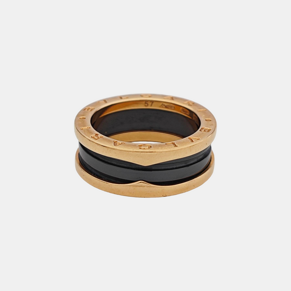 B.ZERO1 18k Rose Gold Ring EU 57