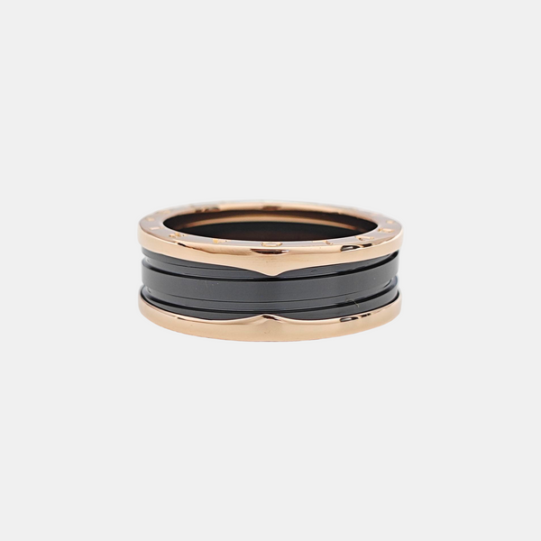 B.ZERO1 18k Rose Gold Ring EU 67