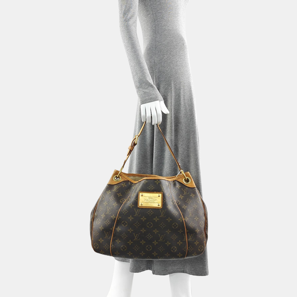 GALLIERA Monogram Coated Canvas Brown