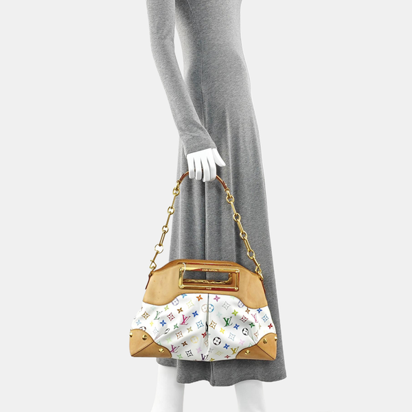 LV × TM JUDY MM Monogram Coated Canvas White