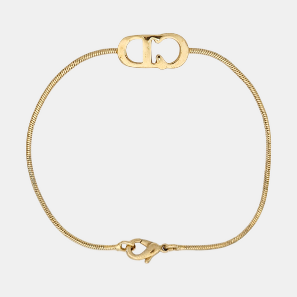 Petit CD Metal Gold Bracelet