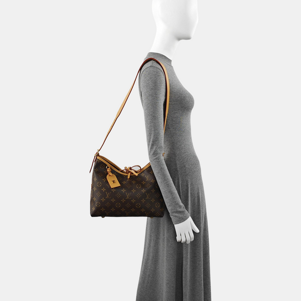 CARRYALL PM Monogram Coated Canvas Brown