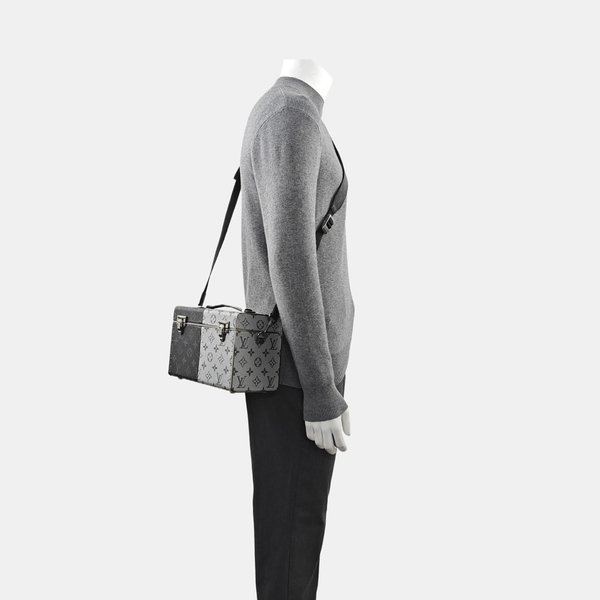 Monogram Coated Canvas Mini Gray