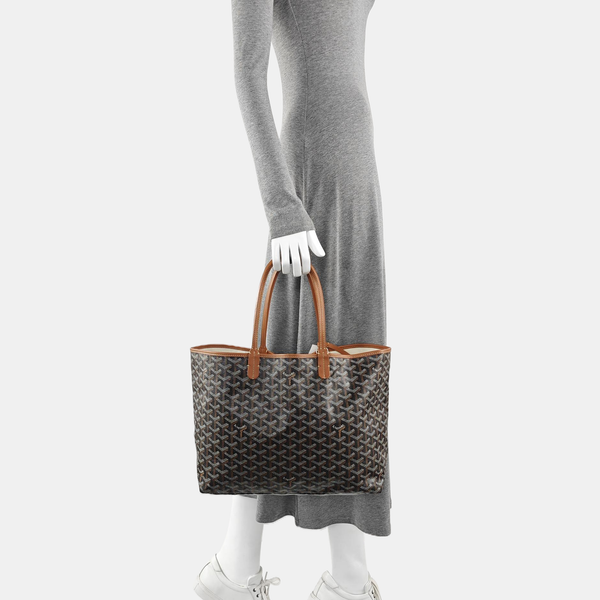 Saint Louis PM Coated Canvas Black