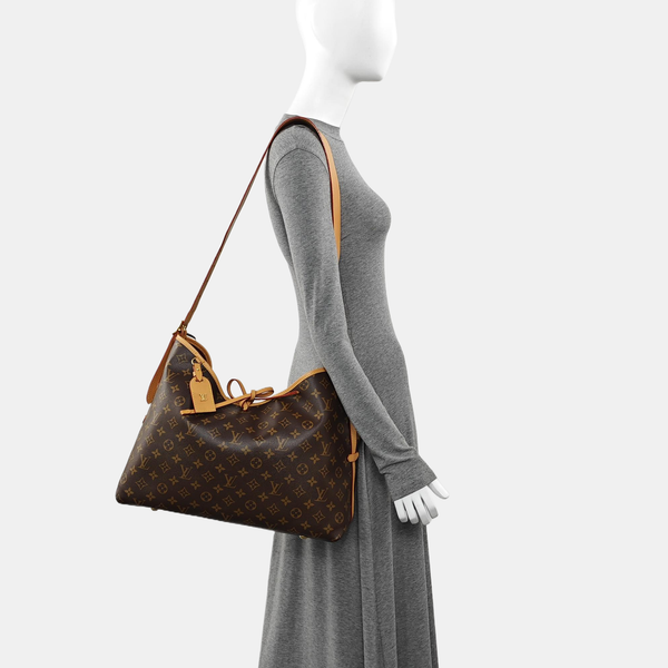 CARRYALL MM Monogram Coated Canvas Brown