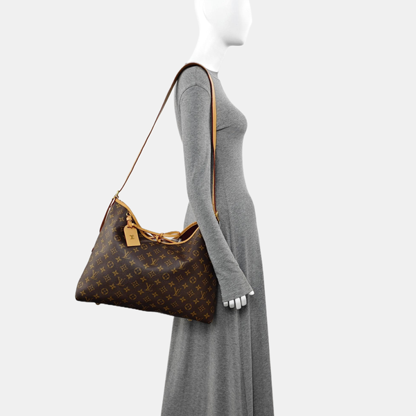 CARRYALL MM Monogram Coated Canvas Brown