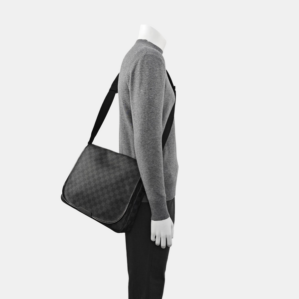 DANIEL Damier Graphite Lona Revestida Gris