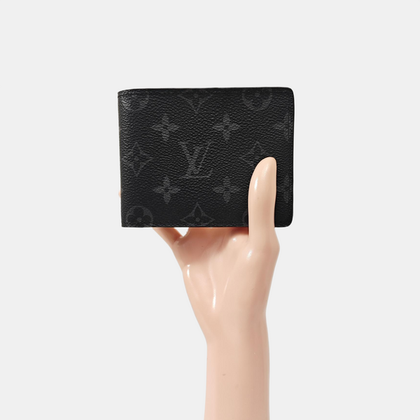 MULTIPLE Monogram Coated Canvas Black Wallet