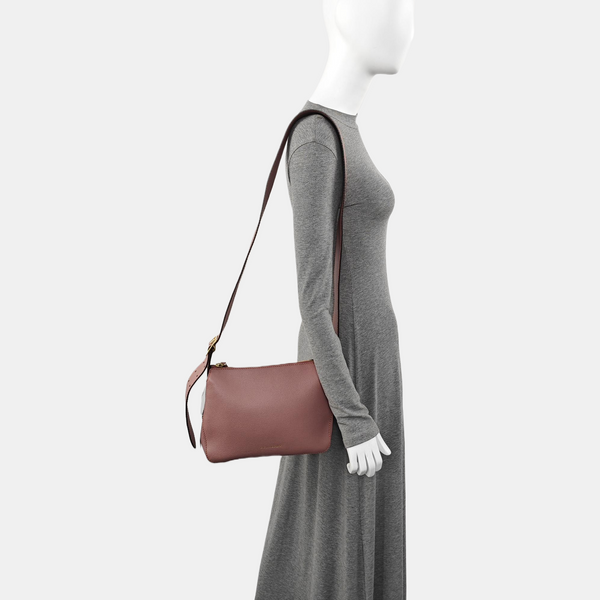 Helmsley Small Calfskin Beige