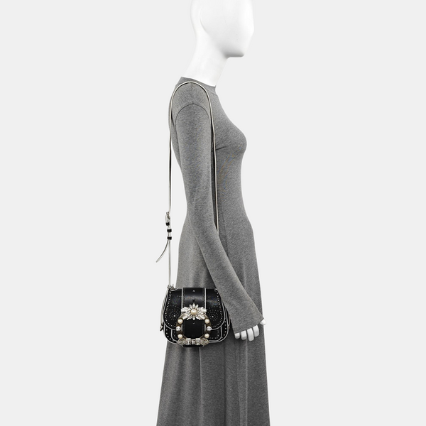 Miu Lady Calfskin Black