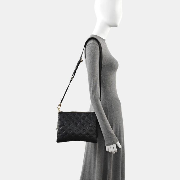 COUSSIN PM Lambskin Black