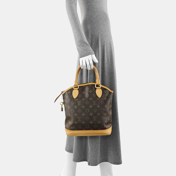 LOCKIT PM Monogram Coated Canvas Brown