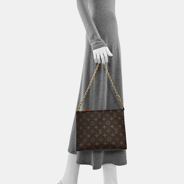 TOILET POCKET 26 Monogram Coated Canvas Brown