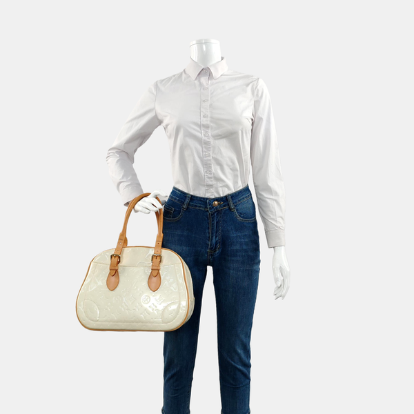 SUMMIT DRIVE Monogram Calfskin Beige