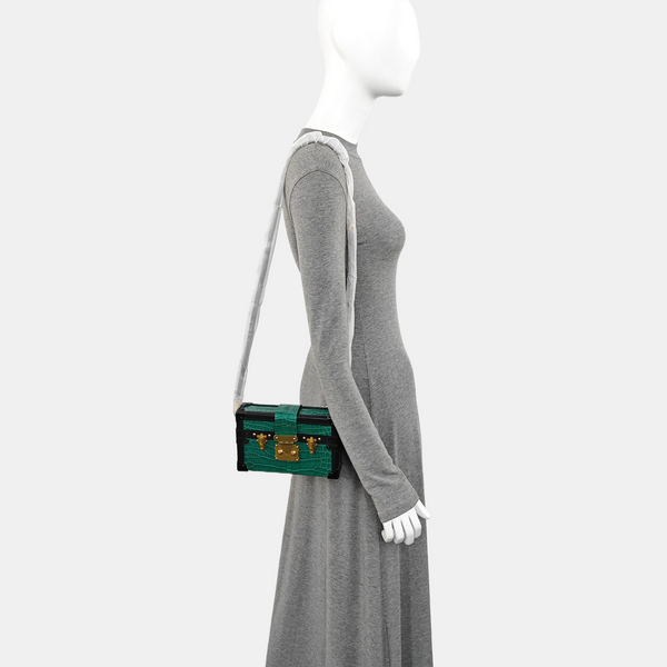 PETITE MALLE Crocodile Green