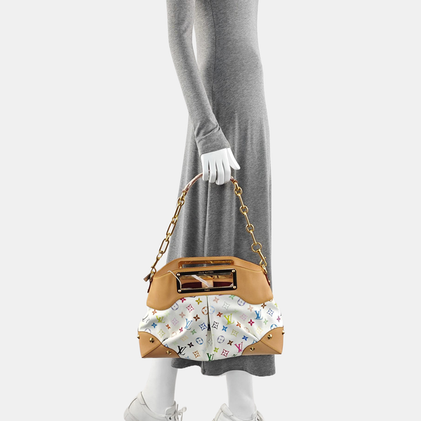 LV × TM JUDY MM Monogram Coated Canvas White