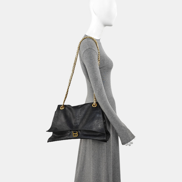 Crush Large Calfskin Black