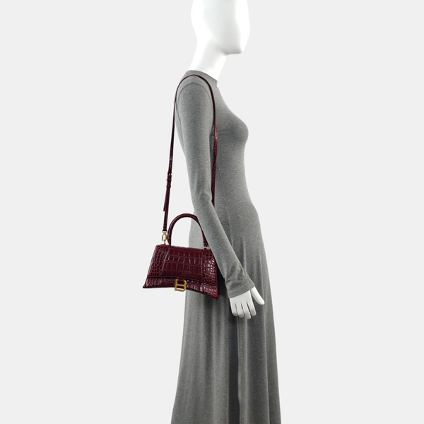 Hourglass S Calfskin Red