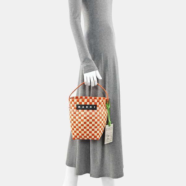 Special Material Bucket Bag Multicolor
