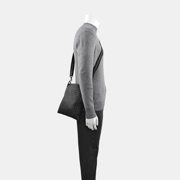 Calfskin Shoulder Bag Black