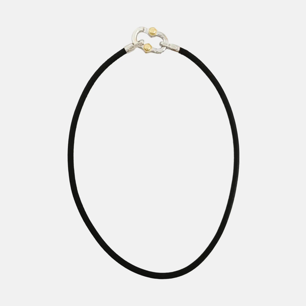 925 Sterling Silver Black Necklace