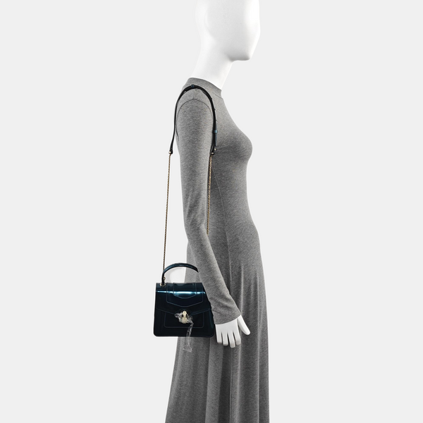 SERPENTI FOREVER Small Calfskin Blue