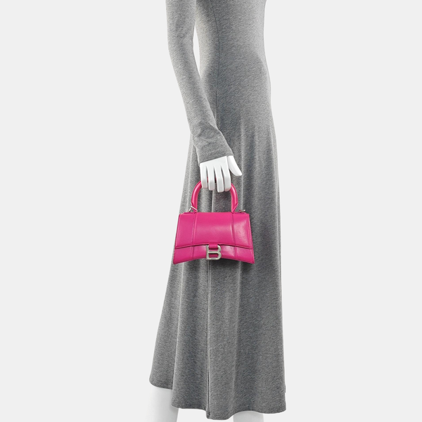 Hourglass XS Quilted Calfskin Red