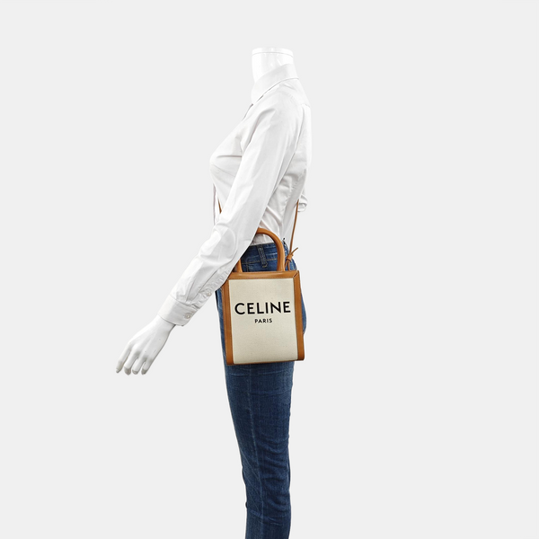CABAS CELINE Mini Canvas White