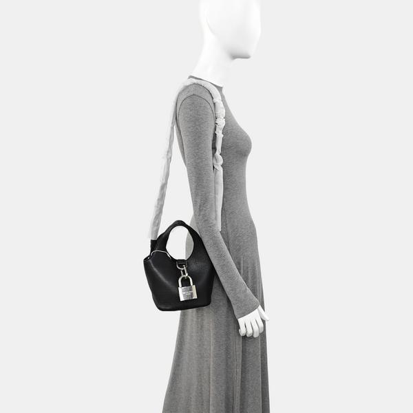 Calfskin Shoulder Bag Black